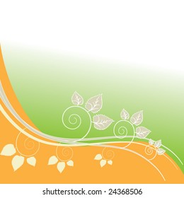 abstract floral background with place for your text