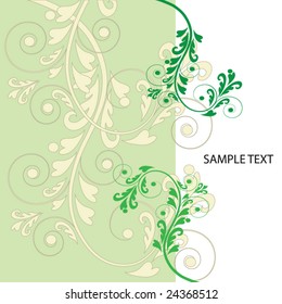 abstract floral background with place for your text