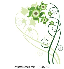 abstract floral background with place for your text