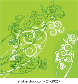 abstract floral background with place for your text