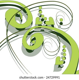 abstract floral background with place for your text