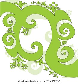 abstract floral background with place for your text