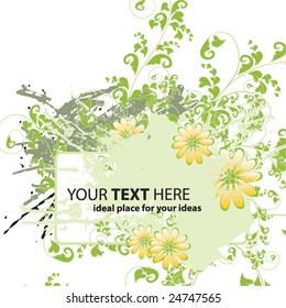 abstract floral background with place for your text