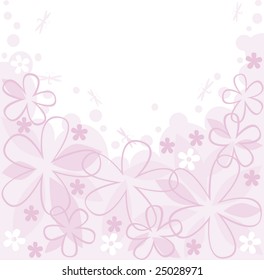 abstract floral background with place for your text