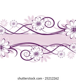 abstract floral background with place for your text