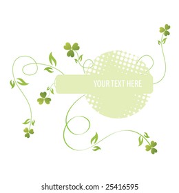 abstract floral background with place for your text