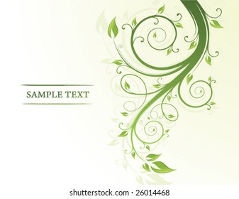 abstract floral background with place for your text