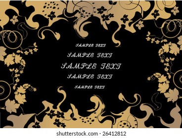 abstract floral background with place for your text