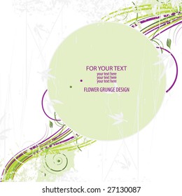 abstract floral background with place for your text