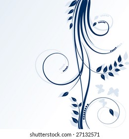 abstract floral background with place for your text