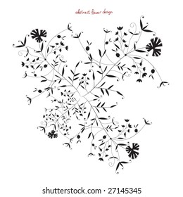 abstract floral background with place for your text