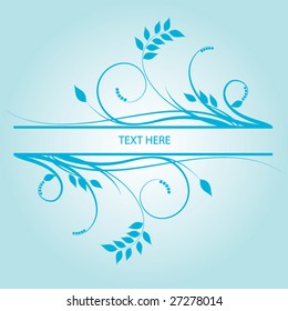 abstract floral background with place for your text