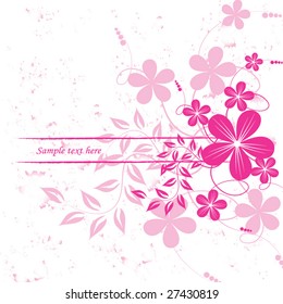 abstract floral background with place for your text