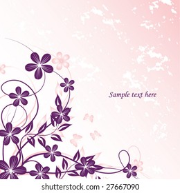 abstract floral background with place for your text