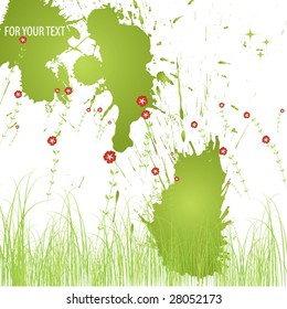 abstract floral background with place for your text