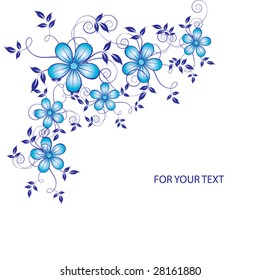 abstract floral background with place for your text