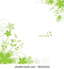 abstract floral background with place for your text
