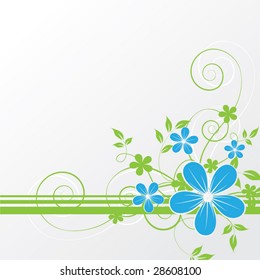abstract floral background with place for your text