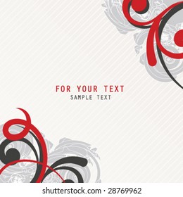 abstract floral background with place for your text