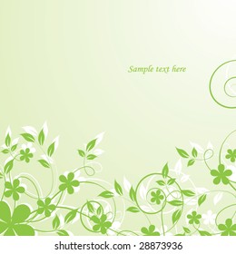 abstract floral background with place for your text