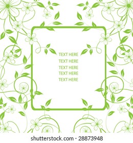 abstract floral background with place for your text