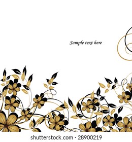 abstract floral background with place for your text