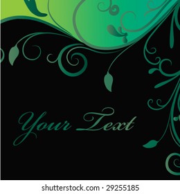 abstract floral background with place for your text