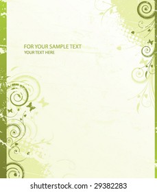 abstract floral background with place for your text