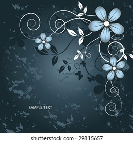 abstract floral background with place for your text