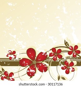 abstract floral background with place for your text