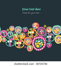 abstract floral background with place for your text