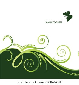 abstract floral background with place for your text