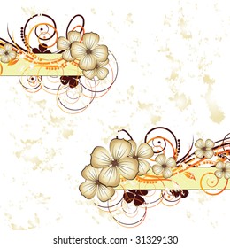 abstract floral background with place for your text