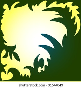 Abstract floral background with place for your text