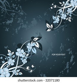 abstract floral background with place for your text