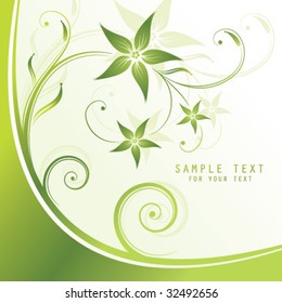 abstract floral background with place for your text