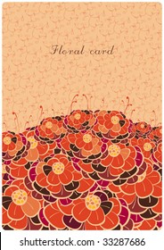 abstract floral background with place for your text
