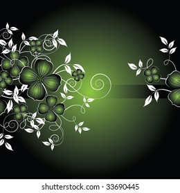 abstract floral background with place for your text