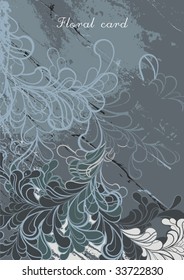 abstract floral background with place for your text