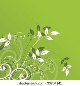 abstract floral background with place for your text