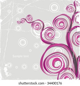 abstract floral background with place for your text