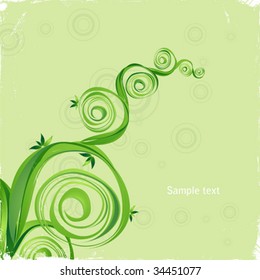 abstract floral background with place for your text