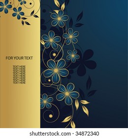 abstract floral background with place for your text
