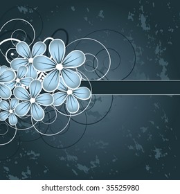 abstract floral background with place for your text