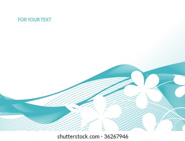 abstract floral background with place for your text