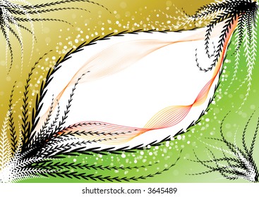 Abstract floral background with place for your text