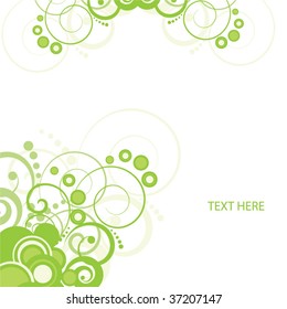 abstract floral background with place for your text