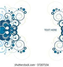 abstract floral background with place for your text