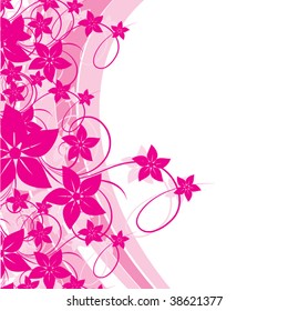 abstract floral background with place for your text
