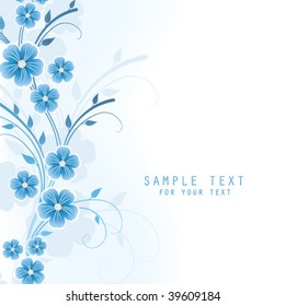 abstract floral background with place for your text
